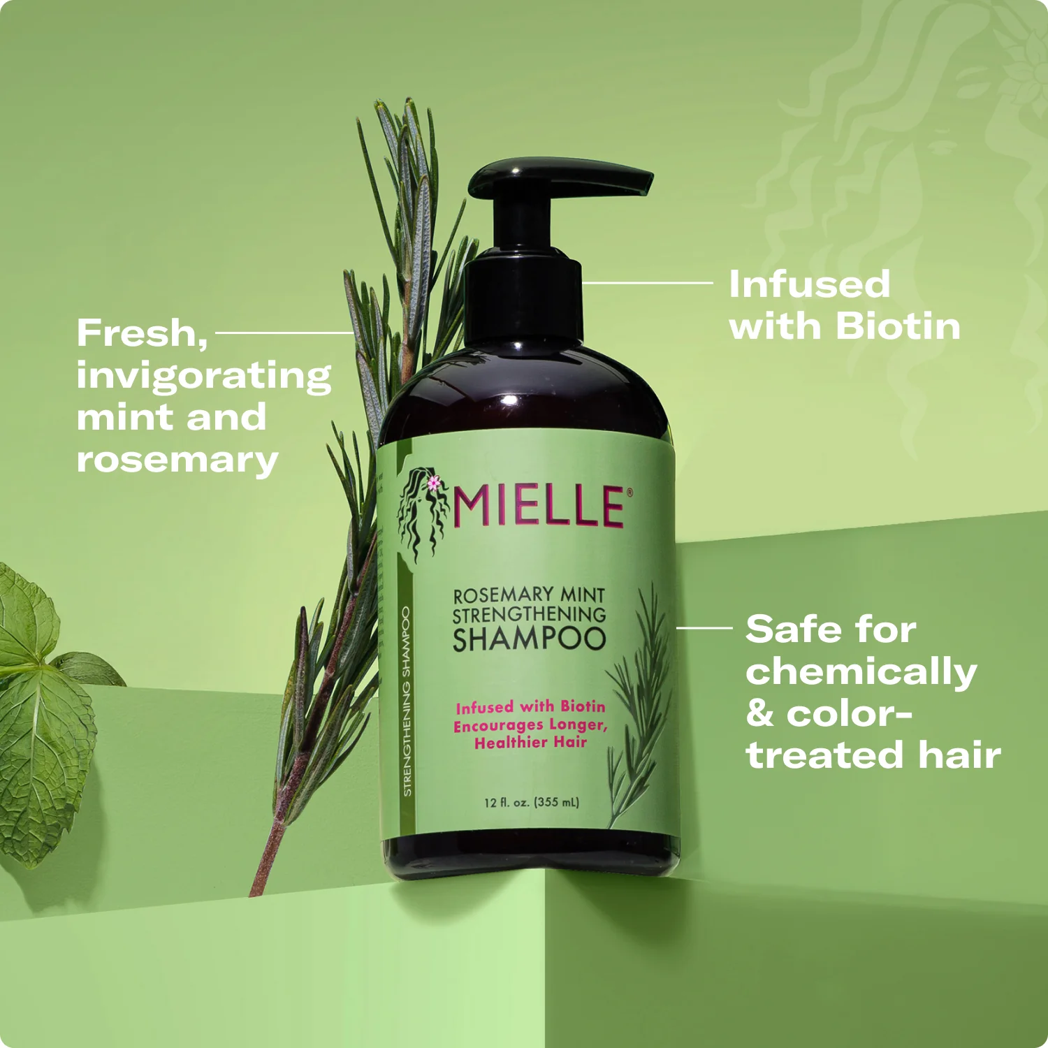 Mielle Rosemary Mint Strengthening Shampoo - Image 4